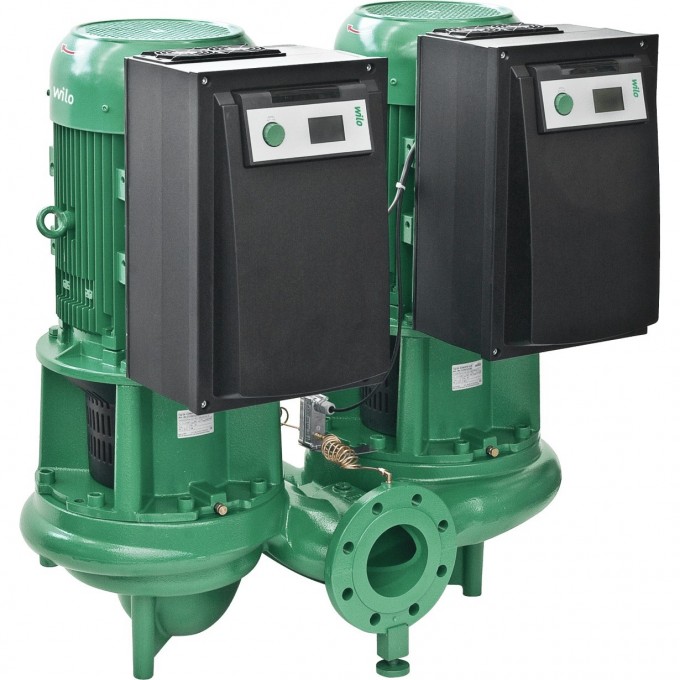 Циркуляционный насос с сухим ротором в исполнении INLINE с фланцевым соединением WILO CRONOTWIN-DL-E 150/190-5,5/4 215942 2101960